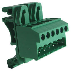 Camblock Plus CTBPD96VJ/6 5.08mm DIN Rail Mount Vertical Male T/Block 6p