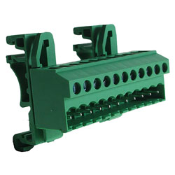 Camblock Plus CTBPD96VJ/11 5.08mm DIN Rail Mount Vertical Male T/Block 11p