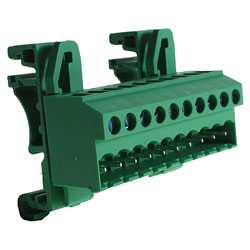 Camblock Plus CTBPD96VJ/10 5.08mm DIN Rail Mount Vertical Male T/Block 10p