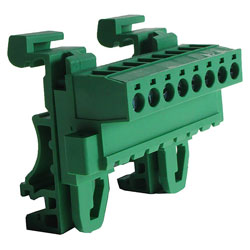 Camblock Plus CTBPD96HJ/8FL 5.08mm DIN Rail Horizontal Male Flanged T/Block 8p