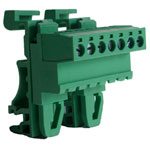 Camblock Plus CTBPD96HJ/7 5.08mm DIN Rail Mount Horizontal Male T/Block 7p