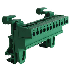 Camblock Plus CTBPD96HJ/12 5.08mm DIN Rail Mount Horizontal Male T/Block 12p