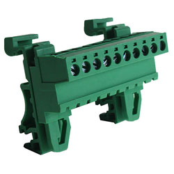 Camblock Plus CTBPD96HJ/10 5.08mm DIN Rail Mount Horizontal Male T/Block 10p