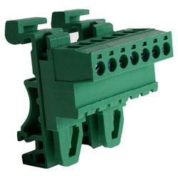 Camblock Plus CTBPD96HG/7 5mm DIN Rail Mount Horizontal Male T/Block 7p