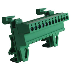 Camblock Plus CTBPD96HG/12 5mm DIN Rail Mount Horizontal Male T/Block 12p