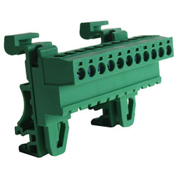 Camblock Plus CTBPD96HG/11 5mm DIN Rail Mount Horizontal Male T/Block 11p