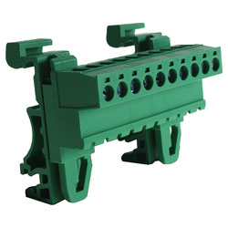 Camblock Plus CTBPD96HG/10 5mm DIN Rail Mount Horizontal Male T/Block 10p