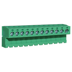 Camblock Plus CTBP96HJ/12 5.08mm Pluggable Screw Terminal to Male T/Block 12p