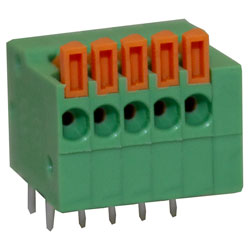 Camblock Plus CSTBP254H/5 2.54mm Horizontal Screwless Terminal Block 5p