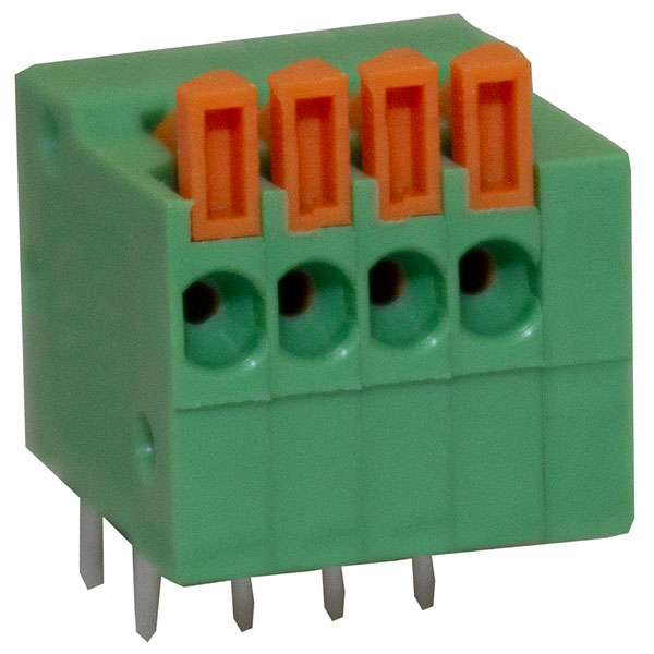 Camblock Plus CSTBP254H/4 2.54mm Horizontal Screwless Terminal Block 4p