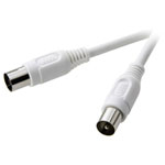 SpeaKa Professional SP-7870396 Antennas Cable 1.50 m White 75Ω 75 dB