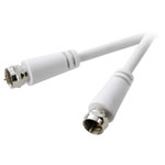 SpeaKa Professional SP-7870436 SAT Cable White 1.50m 75dB F plug to F plug