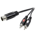 SpeaKa Professional SP-7870640 Audio & Video Cable Assemblies 1m Black