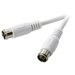 SpeaKa Professional SP-7870684 SAT Cable Quick-release F connectors 1.5m White