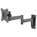 SpeaKa Professional SP-9493248 SP-WMM-202S Monitor wall mount Black Tiltable