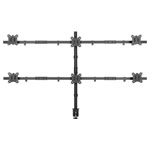 SpeaKa Professional SP-9767248 SP-MM-1010 Desk mount Black 17"-32" Swivel Tilt