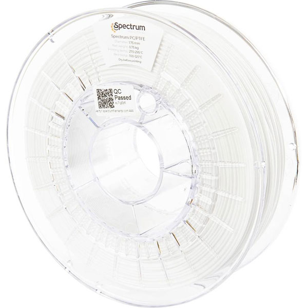 Verbatim 55064 3D Printing Filament PLA White 1.75mm 1kg