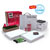 Show-me B/GLB Box of 100 x A4 Lined/Grid Double Boards,pens,erasers +2 cloths
