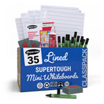 Show-me C/SRL 35 x A4 Lined/Plain Whiteboards, pens, erasers + 1 free cleaner