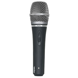 DM220 Proel Dynamic Vocal Microphone Switched (With XLR Connector)