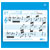 Show-me GTC/MRB 120 Whiteboard Class Combination Pack - Music-Ruled, with tray