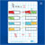 Show-me SQB100 Pack of 100 x A4 Gridded/Plain whiteboards