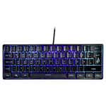 Surefire 48700 KingPin X1 USB Gaming Keyboard German QWERTZ Black Backlit