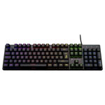 Surefire 48718 Gaming KingPin M2 Keyboard Black Backlit QWERTZ German Layout