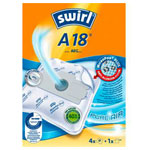 Swirl 205578 Swirl A18 Vacuum cleaner bag 4 pcs dust filtration accessory