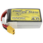 Tattu TA-RL-130C-1550-4S1P Scale model battery LiPo 14.8V 1550mAh 4 cells 130C