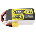 Tattu TA-RL-150C-1200-6S1P LiPo battery pack 22.2 V 1200 mAh 6 cells 150 C XT6