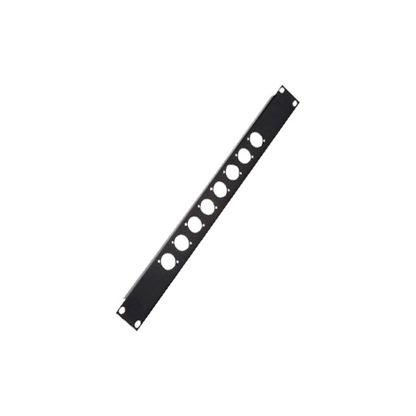 Action Hardware CP-3008 Patch Panel 1U 8 Port D holes | Rapid Electronics