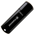 Transcend TS256GJF700 JetFlash 256GB USB 3.0 flash drive in black plastic