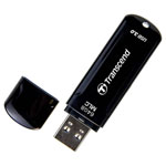 Transcend TS64GJF750K JetFlash USB Flash Drive 64GB Black