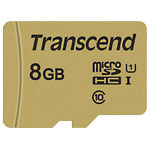 Transcend TS8GUSD500S SD Card for Raspberry Pi NOOBS 8GB Storage Capacity