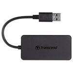 Transcend TS-HUB2K USB 3.2 Gen1 hub black USB & Firewire plugs & sockets