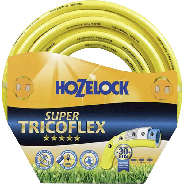 Tricoflex 139155 Garden hose Yellow 19 mm x 50 m Durable and flexi...