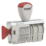 Trodat 54340 Multi-word stamp Black 56 x 4 mm