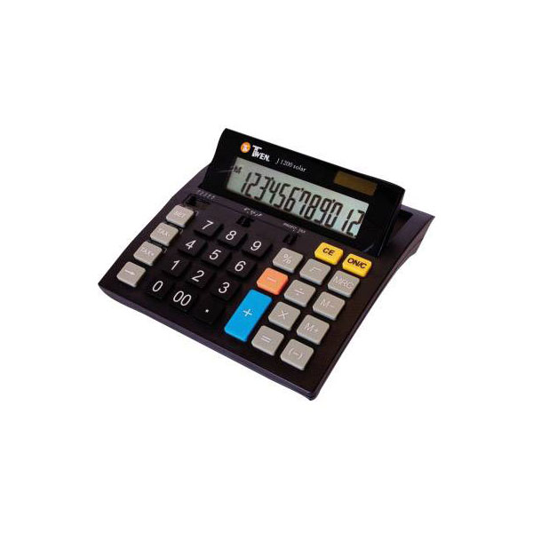 Twen J-1200 1554185 J-1200 Calculators Compact design with large d...