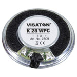 Visaton 2809 K 28 WPC mini speaker 1.1 inch 1 W 8 Ω plastic diaphragm