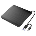 Xlyne 570501 External DVD writer USB A USB C USB 2.0 Black
