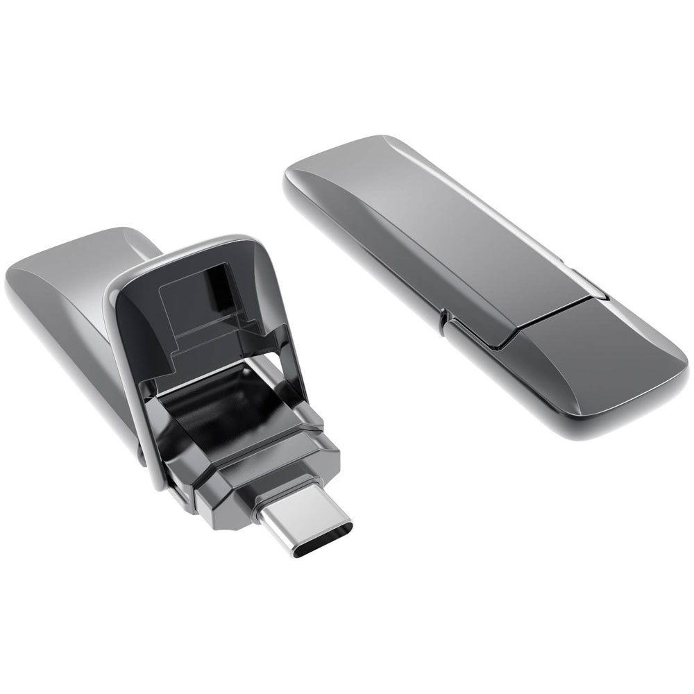 Xlyne 7612800 USB stick 128 GB Grey USB C USB 3.2 2nd gen Memory ...
