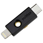 Yubico 5060408461969 YubiKey 5Ci USB password manager stick Black/golden