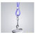 Aqiila AQLYCBPBICC4PL077 USB-C to USB-C 60W Lanyard Charging Cable 1.5m Purple