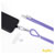 Aqiila AQLYCBPBICC4PL077 USB-C to USB-C 60W Lanyard Charging Cable 1.5m Purple