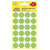 Avery-Zweckform 3174 Sticky Dots Ø 18mm Neon Green Permanent Paper 96 pc(s)