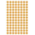 Avery-Zweckform 3178 Sticky Dots Ø 8mm Fluorescent Orange Permanent 416 pcs