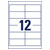Avery-Zweckform 3659 Multipurpose Labels 97x42.3mm Permanent White 1200 pc(s)