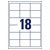 Avery-Zweckform 6171 All-purpose Labels 64x45mm 540 pc(s) Permanent White Paper