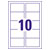 Avery-Zweckform C32010-25 Printable Business Cards Micro-perforated 250 pc(s) A4